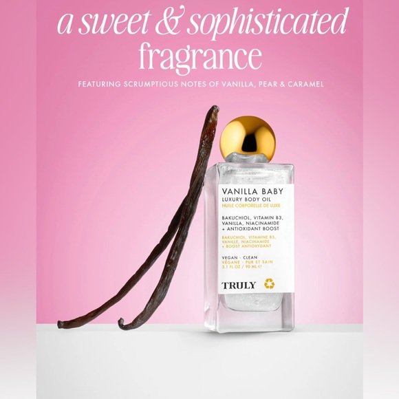 TRULY Vanilla Baby Luxury Body Oil - Picture 2 of 6